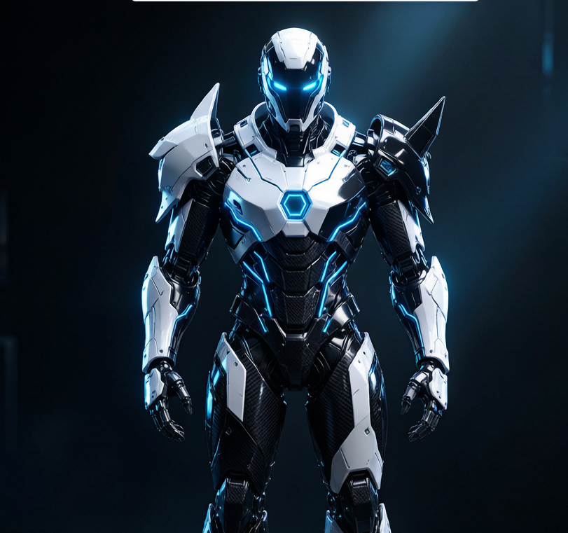 Embodied AI — Futuristic Humanoid Robot